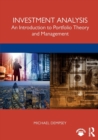 Investment Analysis : An Introduction to Portfolio Theory and Management - Book