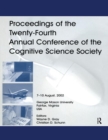 Proceedings of the Twenty-fourth Annual Conference of the Cognitive Science Society - Book