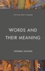 Words and Their Meaning - Book
