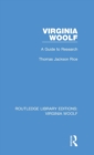 Virginia Woolf : A Guide to Research - Book