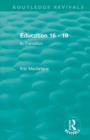Education 16 - 19 (1993) : In Transition - Book