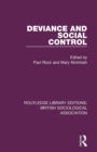 Deviance and Social Control - Book