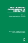 The Changing Government of Education - Book