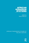 African Agrarian Systems - Book