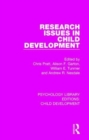 Research Issues in Child Development - Book