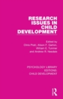 Research Issues in Child Development - Book