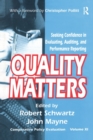 Quality Matters : Seeking Confidence in Evaluating, Auditing, and Performance Reporting - Book