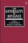 The Generality of Deviance - Book