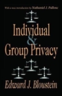 Individual and Group Privacy - Book