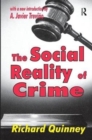 The Social Reality of Crime - Book