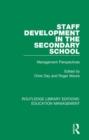 Staff Development in The Secondary School : Management Perspectives - Book
