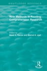 New Methods in Reading Comprehension Research - Book