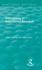 Interviewing in Educational Research - Book