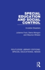 Special Education and Social Control : Invisible Disasters - Book