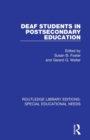 Deaf Students in Postsecondary Education - Book