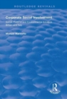 Corporate Social Involvement : Social, Political and Environmental Issues in Britain and Italy - Book