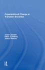 Organizational Change in Transition Societies - Book