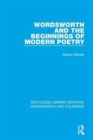 Wordsworth and Beginnings of Modern Poetry - Book
