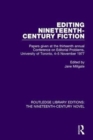 Editing Nineteenth-Century Fiction : Papers given at the thirteenth annual Conference on Editorial Problems, University of Toronto, 4-5 November 1977 - Book