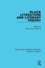 Black Literature and Literary Theory - Book