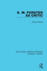 E. M. Forster as Critic - Book