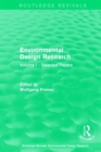Environmental Design Research : Volume one selected papers - Book