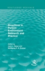 Directions in Person-Environment Research and Practice (Routledge Revivals) - Book