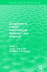 Directions in Person-Environment Research and Practice (Routledge Revivals) - Book