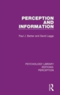 Psychology Library Editions: Perception : 35 Volume Set - Book