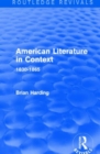 American Literature in Context : 1830-1865 - Book
