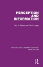 Perception and Information - Book
