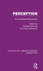 Perception : An Annotated Bibliography - Book