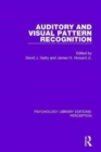 Auditory and Visual Pattern Recognition - Book