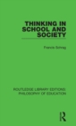 Thinking in School and Society - Book