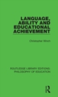 Language, Ability and Educational Achievement - Book