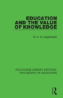 Education and the Value of Knowledge - Book
