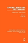Arabic Military Dictionary : English-Arabic, Arabic-English - Book