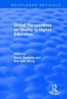 Global Perspectives on Quality in Higher Education - Book
