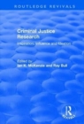 Criminal Justice Research: Inspiration Influence and Ideation : Inspiration Influence and Ideation - Book