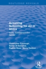 Revival: Achieving Schooling for All in Africa (2003) : Costs, Commitment and Gender - Book