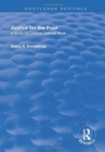 Justice for the Poor : A Study of Criminal Defence Work - Book