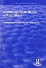 Community Health Needs in South Africa - Book