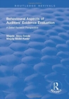 Behavioural Aspects of Auditors' Evidence Evaluation : A Belief Revision Perspective - Book