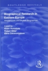 Biographical Research in Eastern Europe : Altered Lives and Broken Biographies - Book
