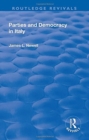 Parties and Democracy in Italy - Book