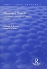 Chaucer's Church: A Dictionary of Religious Terms in Chaucer : A Dictionary of Religious Terms in Chaucer - Book