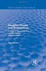 Disabled People and Employment : A Study of the Working Lives of Visually Impaired Physiotherapists - Book