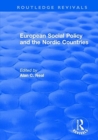 European Social Policy and the Nordic Countries - Book