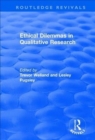 Ethical Dilemmas in Qualitative Research - Book