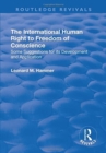 The International Human Right to Freedom of Conscience : Some suggestions for its development and application - Book